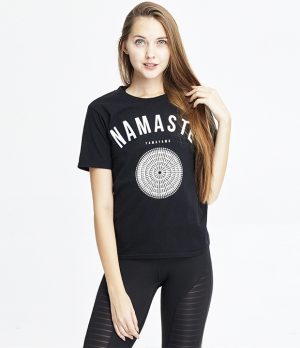 Namaste Vibe Black T-shirt