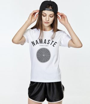 Namaste Vibe White T-shirt