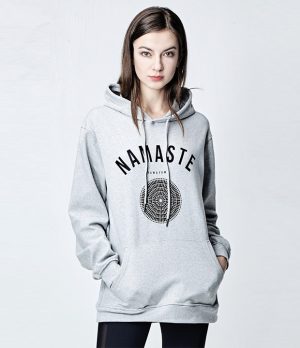 Namaste Vibe Grey Hoodie