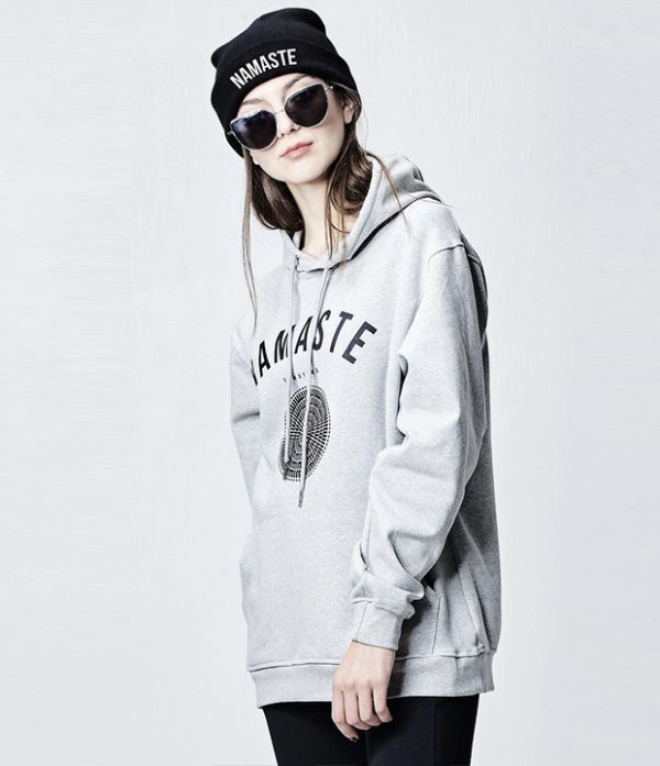 Screenshot Namaste Vibe Grey Hoodie